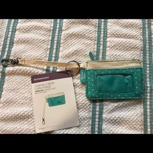 Thirty-One Canvas Crew Coin Purse